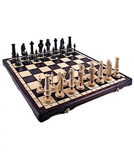 Arrangement Hij Lodge Royal deluxe schaakspel 65 cm - Raindroptime