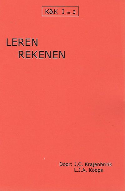 Leonardoda wekelijks Meerdere K&K 03: Leren Rekenen - L.J. Koops & J. Krajenbrink - Damboeken - Dammen -  Raindroptime