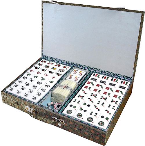 geschenk Per badge Medium mahjong set - urea stenen 31 x 22 x 16 mm - Raindroptime