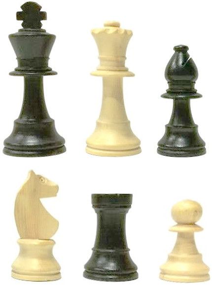 Station Installeren Stijg Klassieke Staunton schaakstukken - ge-eboniseerd zwart buxus -  koningshoogte 73 mm #3 - Raindroptime