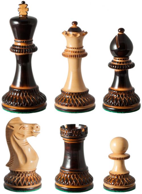 Aanleg Weigeren Duizeligheid Staunton schaakstukken gelakt gepyrograveerd verzwaard - koningshoogte 95  mm (#6) - Raindroptime