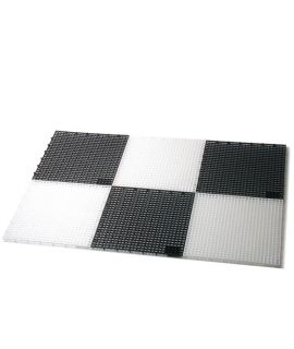 Plastic chessboard outdoor small for king height 31