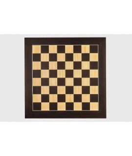 Luxe schaakbord wenge 50 cm - veldmaat 50 mm - maat 5