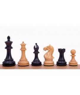 Schaak stukken Supreme Ebonised  3.75'' - Buxes - konings hoogte 97 mm (#6) 