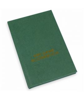 Hard cover scorebook - green