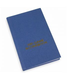 Hard cover scorebook - blue