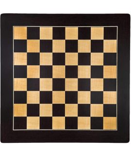 Barcelona luxe schaakbord wenge 55 cm - veldmaat 55 mm - maat 6