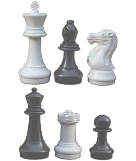 Giant chess pieces medium - king height 41 cm