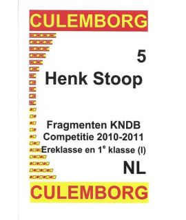 Culemborg 05 Fragmenten KNDB competitie 2010-2011 Ereklasse en 1e klasse (I) - H. Stoop