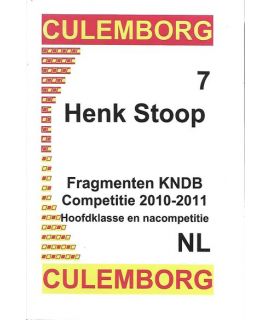 Culemborg 07 Fragmenten KNDB competitie 2010-2011 Hoofdklasse en nacompetitie - H. Stoop