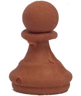 Chess eraser-White pawn