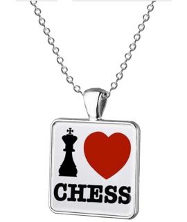 I Love Chess halsketting