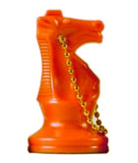 Sleutelhanger schaak paard oranje