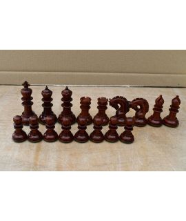 Manchester Redwood chess pieces  85 mm
