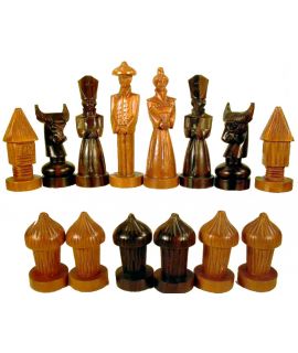 Maria Clara chess set - 1960s - Philippines