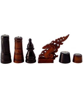 Moro chess set - pre WW II - Philippines