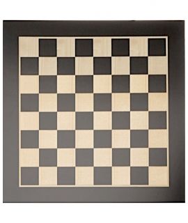 Chessboard sycamore maple, natural and black 50 cm - squares 50 mm - size 5