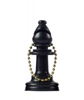 Sleutelhanger schaak loper zwart