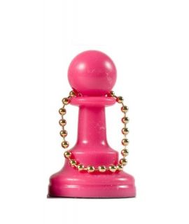 Sleutelhanger schaak pion roze
