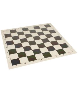 Vinyl roll-up chess board 35 cm - chess squares 38 mm black and white