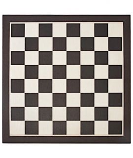 Chessboard 44 cm wenge - maple - squares 45 mm