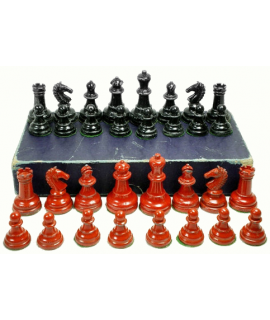 Lead chess set - WO II - England